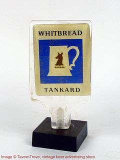1960s England Whitbread Tankard Ale 4¾" Acrylic Tap Handle