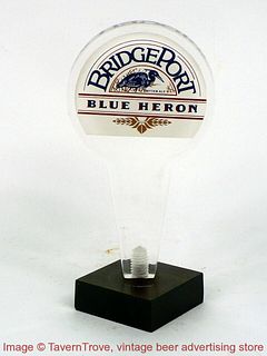 1980s Portland Or Bridgeport Blue Heron Ale 5½" Acrylic Tap Handle