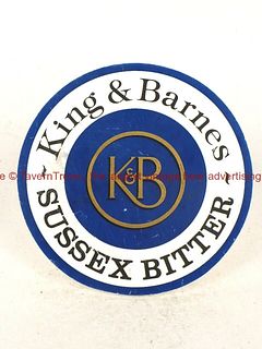 1980s England King & Barnes Sussex Bitter 3¾ Inch Pump Clip