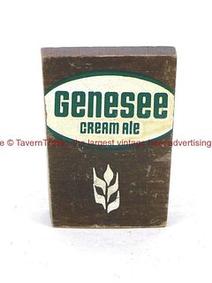 V1 1970s Rochester Ny Genesee Cream Ale 2¾ Inch Tap