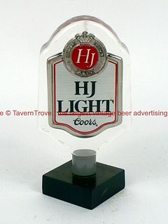 1980s Coors Herman Joseph's Hj Light 5¼ Inch Acrylic Tap