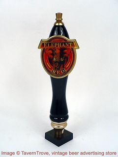 1990s Elephant Red 12 Inch Pub-Style Tap Handle