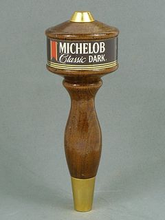 New 1980s Michelob Classic Dark Beer 6¾ Inch Wooden Tap Handle