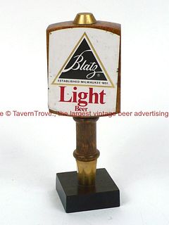 1990s Blatz Light Beer (Woodgrain) 6½" Wood Tap