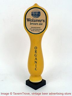 1990s Wolaver's Brown Ale 10½" Ceramic Tap Handle