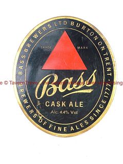 1980s England Bass Cask Ale 4½ Inch Pump Clip