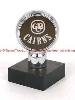 1990s Australia Cairns Beer 2¾ Inch Plastic Tap Handle