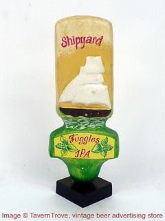 1990s Hand Painted Shipyard Fuggles Ipa Ale 8 Inch Ceramic Tap
