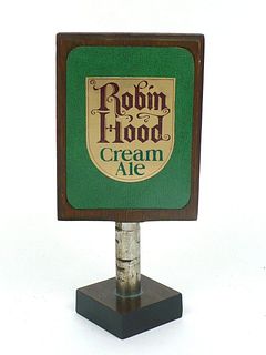 1970s Pittsburgh Robin Hood Beer 6¼ Inch Wood Tap Handle