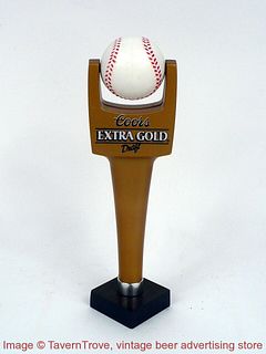 1990s Coors Extra Gold Draft Baseball 9 Inch Tap