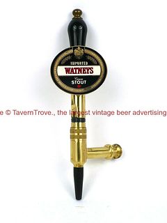 1990s England Watney's Cream Stout 13 Inch Pub Faucet Tap Handle