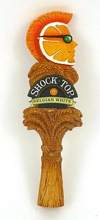 1990s Shock Top Belgian White Beer 8 Inch Tap Handle