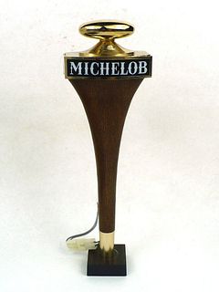 New 1970s Electric Michelob Beer 11½ Inch Woodgrain Tap