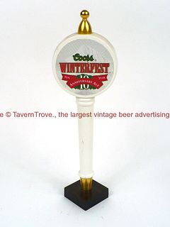 1995 Coors Winterfest 10 Year Anniversary 10¾ Inch Wood Tap Handle