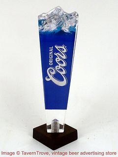 1990s Original Coors Beer 7¾ Inch Acrylic Tap