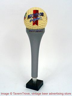 1990s Michelob Beer 19Th Hole Golf Tee 11 Inch Wooden Tap