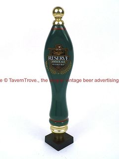1990s Miller Reserve Amber Ale 11¾ Inch Pub Style Wood Tap