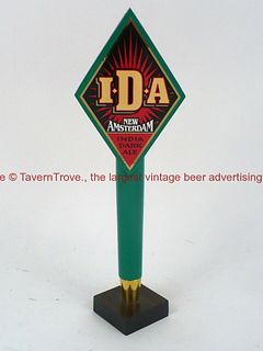 1990s New Amsterdam India Dark Ale 10¼ Inch Wood Tap Handle