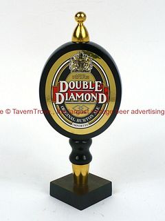 1990s England Double Diamond Burton Ale 7½ Inch Wood Tap