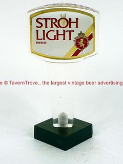 1980s Detroit Stroh Light 5¾ Inch Acrylic Tap