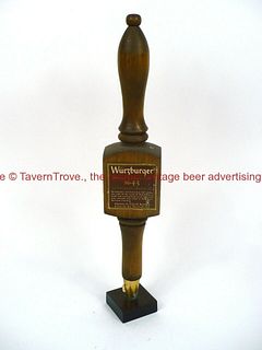 1980s Germany Wurzburger 1643 14 Inch Wood Tap Handle