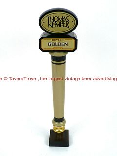 1990s Thomas Kemper Geyser Golden Lager 12¾ Inch Tap Handle
