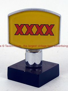 1970s Australia Xxxx Castlemaine 3 Inch Plastic Tap Handle
