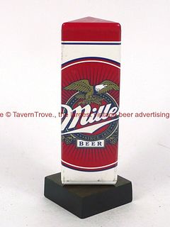 1990s Miller Beer 5 Inch Wood Tap Handle