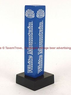 1980s White Mountain Wine Cooler (Blue) 5 inch Wood Tap Handle