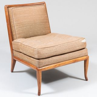 T.H. Robsjohn Gibbings for Widdicomb Upholstered Slipper Chair
