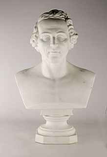 Bust of Giacomo Meyerbeer Biscuit de Sevres