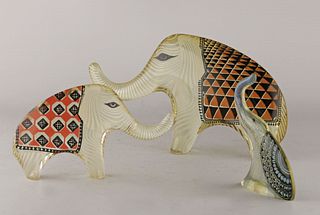 Acrylic elephants by Abraham Palatnik