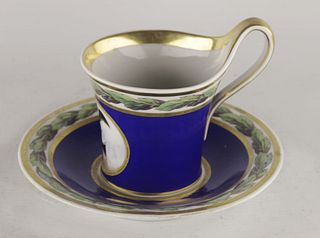 Cup and saucer from the First World War