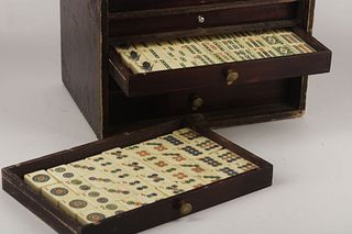 Chinese game Mahjong 19th century