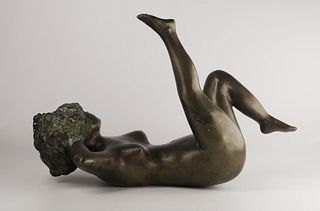 Bronze sculpture women figure by Mariano Pages
