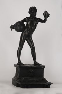 Bronce sculpture The waterboy by Vincenzo Gemito