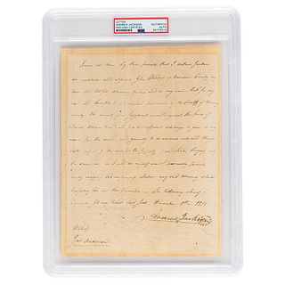 Andrew Jackson Document Signed