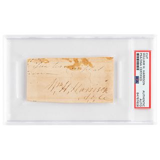 William Henry Harrison Signature