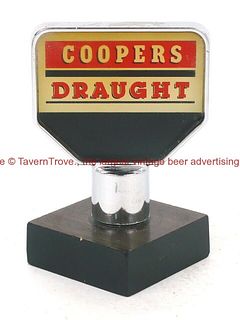 1970s Australia Coopers Draught 3 Inch Plastic Tap Handle