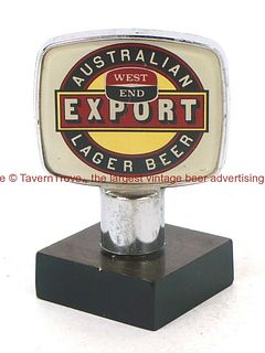 1970s Australia West End Export 3 Inch Plastic Tap Handle