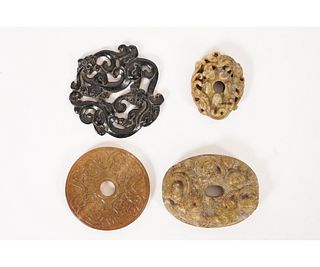 ASIAN CARVED MEDALLIONS
