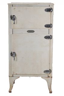 Circa 1935 Coolerator Model D Ice Box Refrigerator