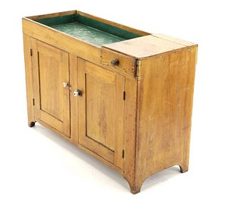 Circa 1800's Ohio / Pennsylvania Pine Dry Sink