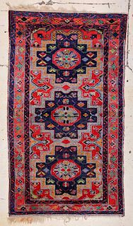 Caucasian Yerevan Rug: 4'3" x 7'4"