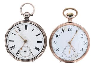 C 1892 British & Dala Precisions Pocket Watch Pair