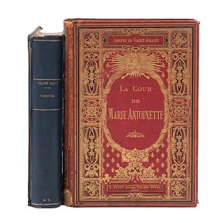 Scott, Walter. Ivanhoé. Paris: Libraire de Firmin Didot, 1886 / Les Femmes de Versailles. Piezas: 2.