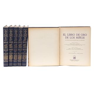 El Libro de Oro de los Niños. Un Mundo Maravilloso para la Infancia.  Buenos Aires - México: Editorial Acrópolis, 1943. Piezas: 6.