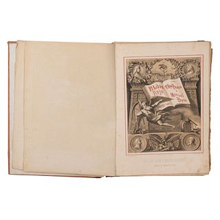 Riva Palacio, Vicente y Payno, Manuel. El Libro Rojo 1520 - 1867. México: Díaz de León y White, Editores, 1870.  37 litografías.