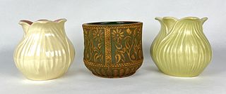 (3) Red Wing Pottery Planters