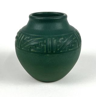 Rookwood Pottery Matte Green Vase 1909